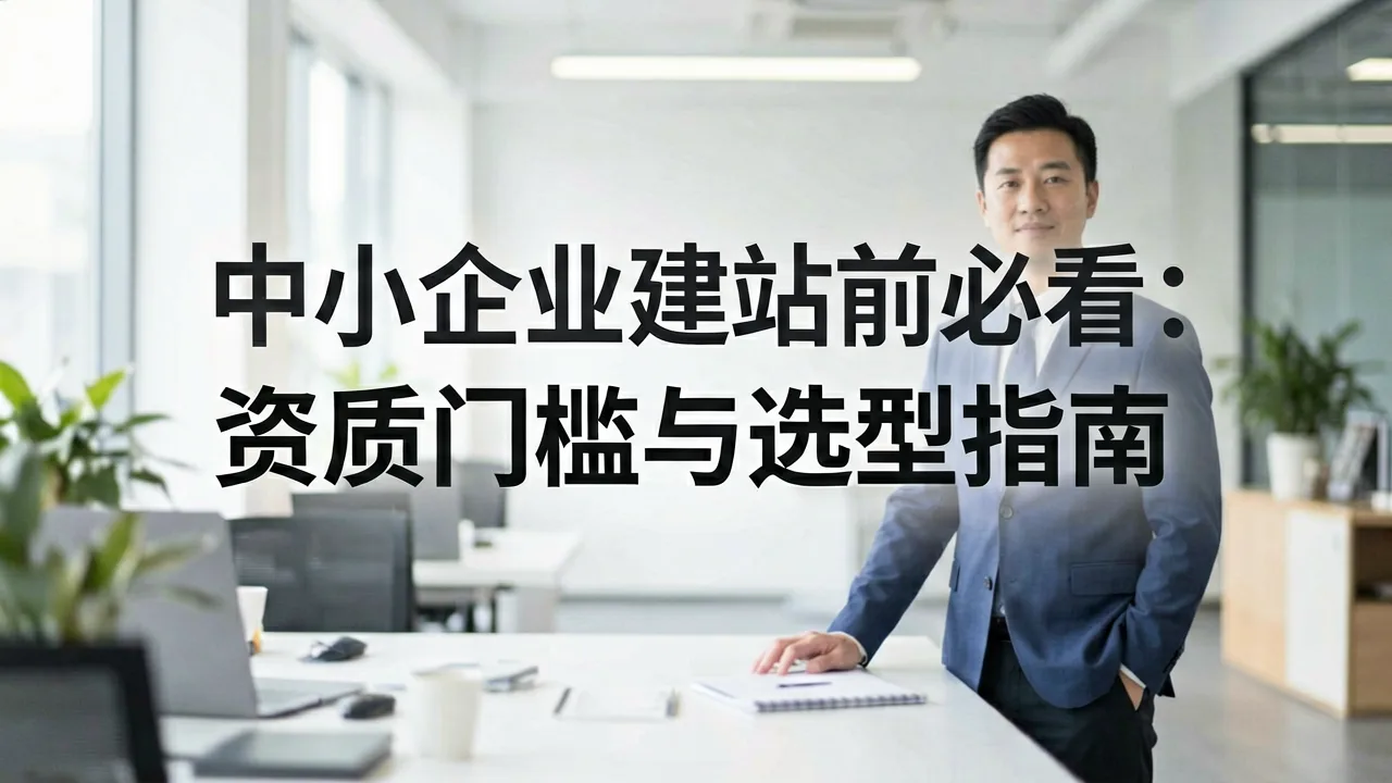 中小企业建站前必看:资质门槛与选型指南